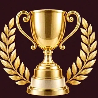 Gold trophy cup — Amon